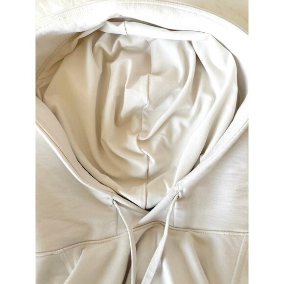 Lululemon City Sweat Pullover Hoodie French Terry Mens S White Opal M3AUPS EUC - Picture 10 of 12